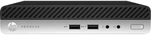 HP 400 G4 Micro Desktop - Intel Core i5 8500T 2.10Ghz ,8GB DDR4,256GB M.2 NVMe SSD, Windows 11 PRO - 1X HDMI Port- 2X Display Port