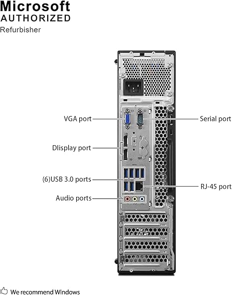 Lenovo ThinkCentre M900 SFF Desktop - Intel Core i5 6500 , 16GB DDR4, 256GB SSD , Intel HD Graphics, Windows 10 Pro