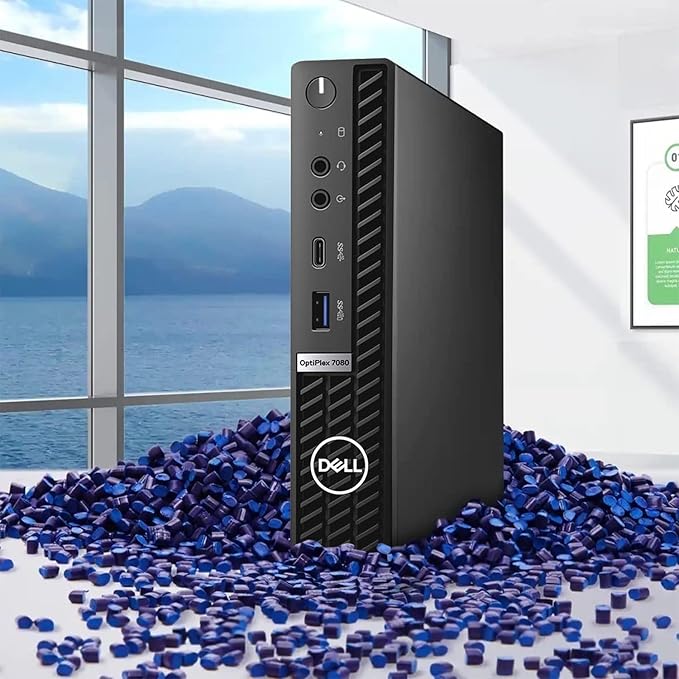 Dell Optiplex 7080 Micro Desktop - Intel Core i7-10700T 2.0Ghz,16GB ,256GB ssd,WIFI, Windows 10 PRO - w/ Adapter