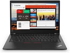 Lenovo ThinkPad T480s Business Laptop Intel Core i7-8650U ,16GB,256GB SSD,14" TFT, Windows 10 PRO