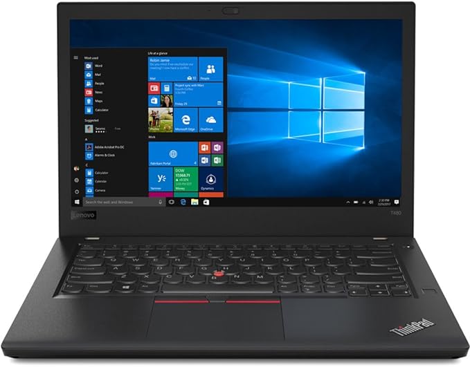 Lenovo ThinkPad T480 - Business Laptop Intel Core i7-8650U 1.9Ghz ,16GB,256GB SSD,14" TFT, Windows 10 PRO